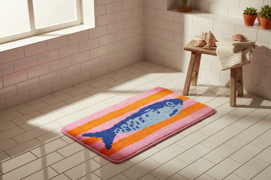 Sunset Fish Bath Mat