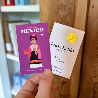 Frida Kahlo Nightmares collectible figurine, gift for artists