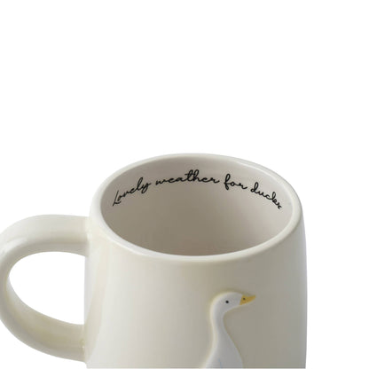 "Lovely Weather For Ducks" Duck Mug
