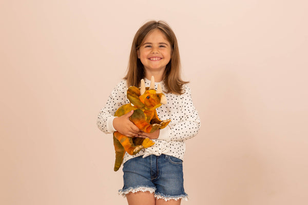 Peluche Dinosaure Tricératops – 42 cm - Teddy Hermann