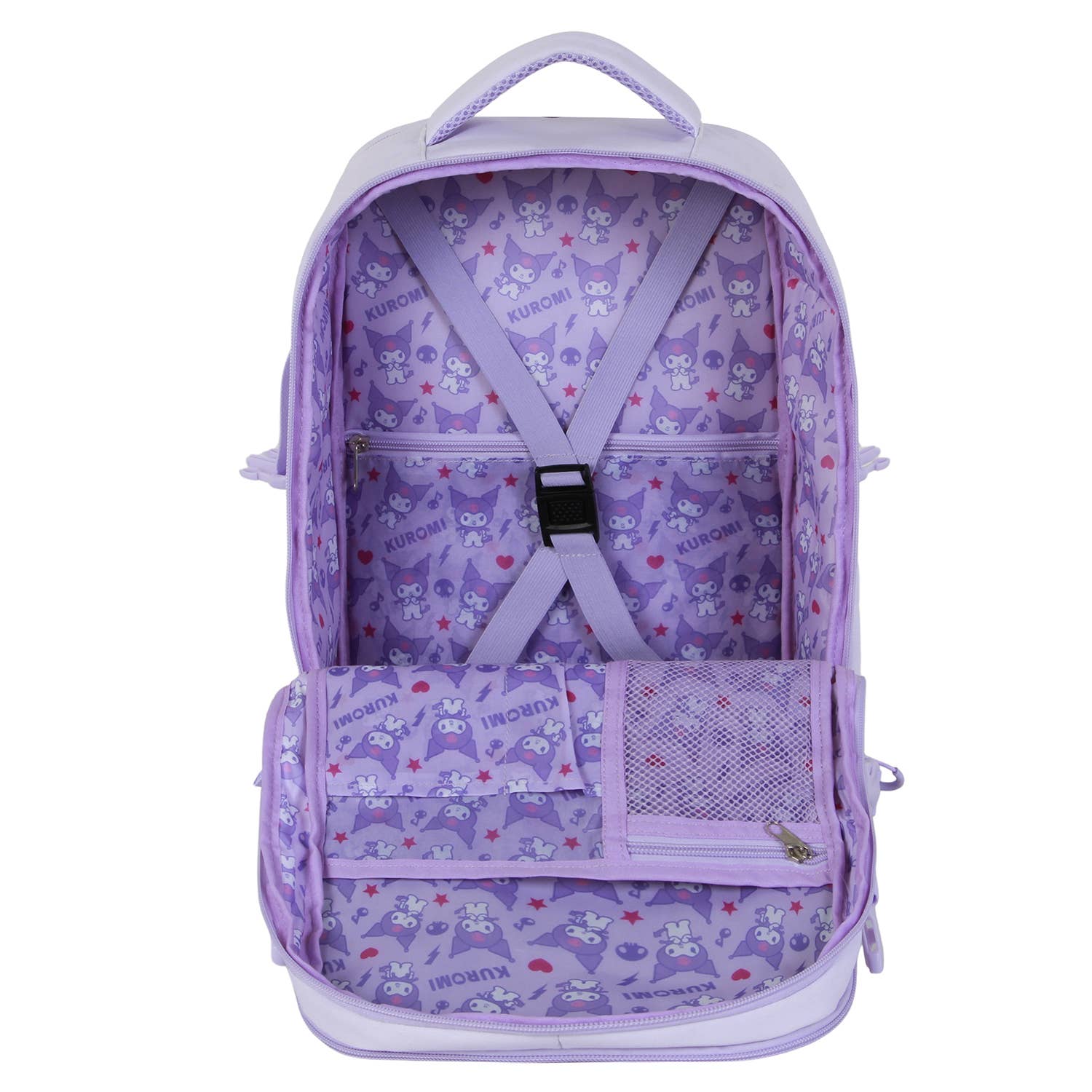 Sac à Dos Mercury 2.0 Voyage Cabine Avion 40x20x25cm Hello Kitty « Kuromi Varsity »