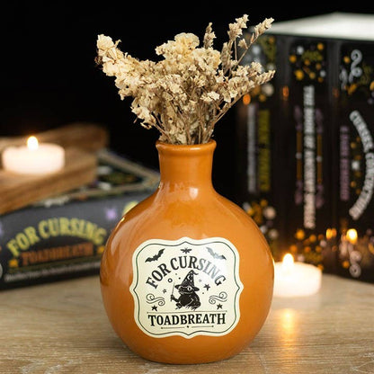 Vase-bouteille de potion « Souffle-de-crapaud » et porte-bougie