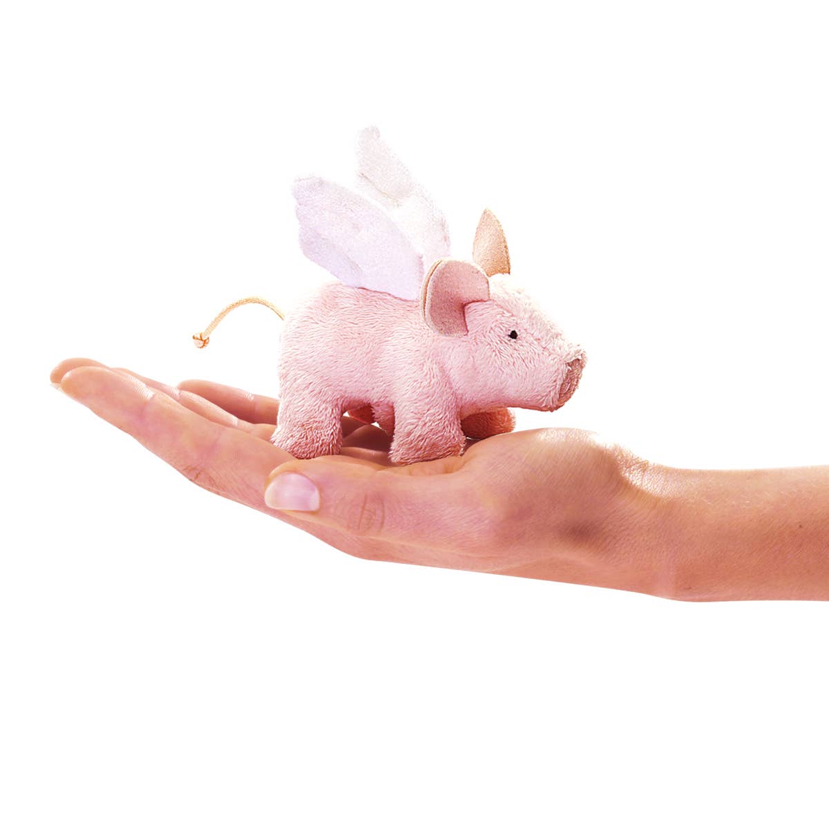 Mini Pig finger puppet with wings