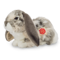 Peluche Lapin Bélier Gris et Blanc