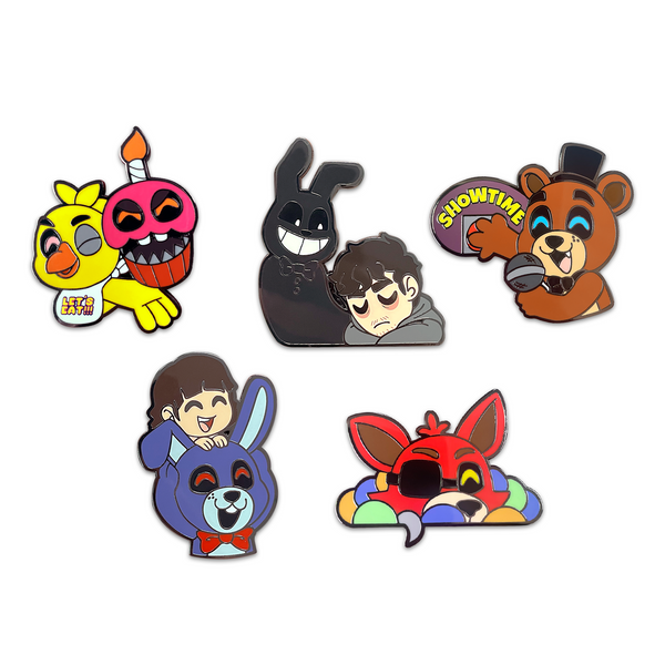 FNAF Movie Pin Set