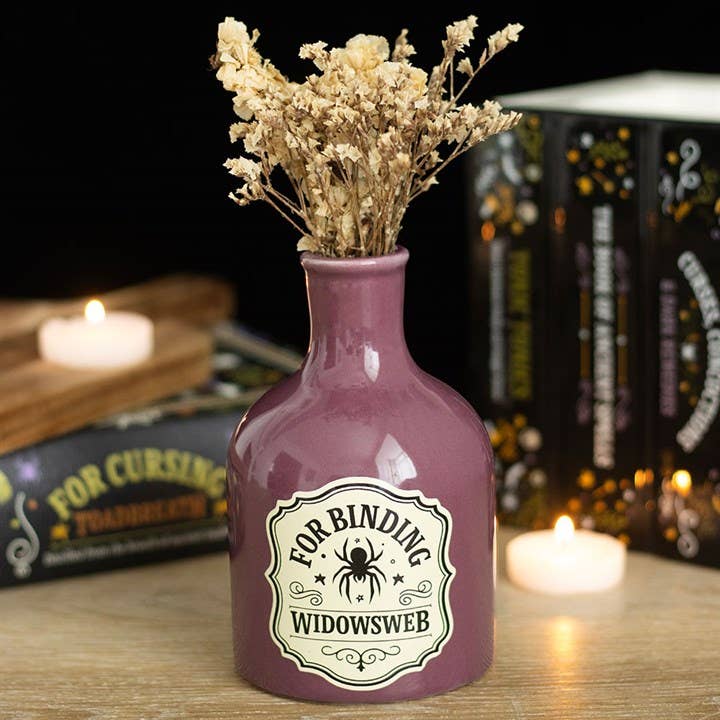 Vase-bouteille de potion et porte-bougie Widowsweb
