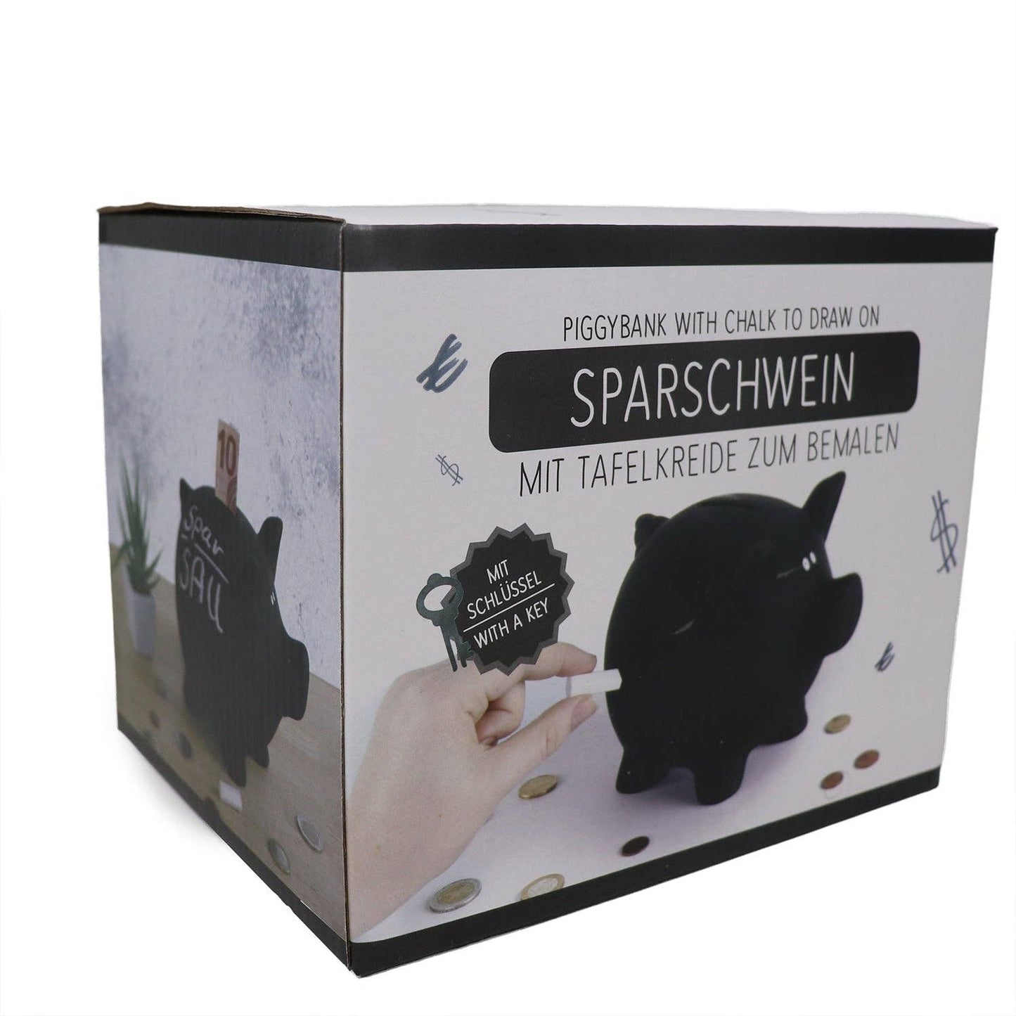 Piggy Bank with Chalk