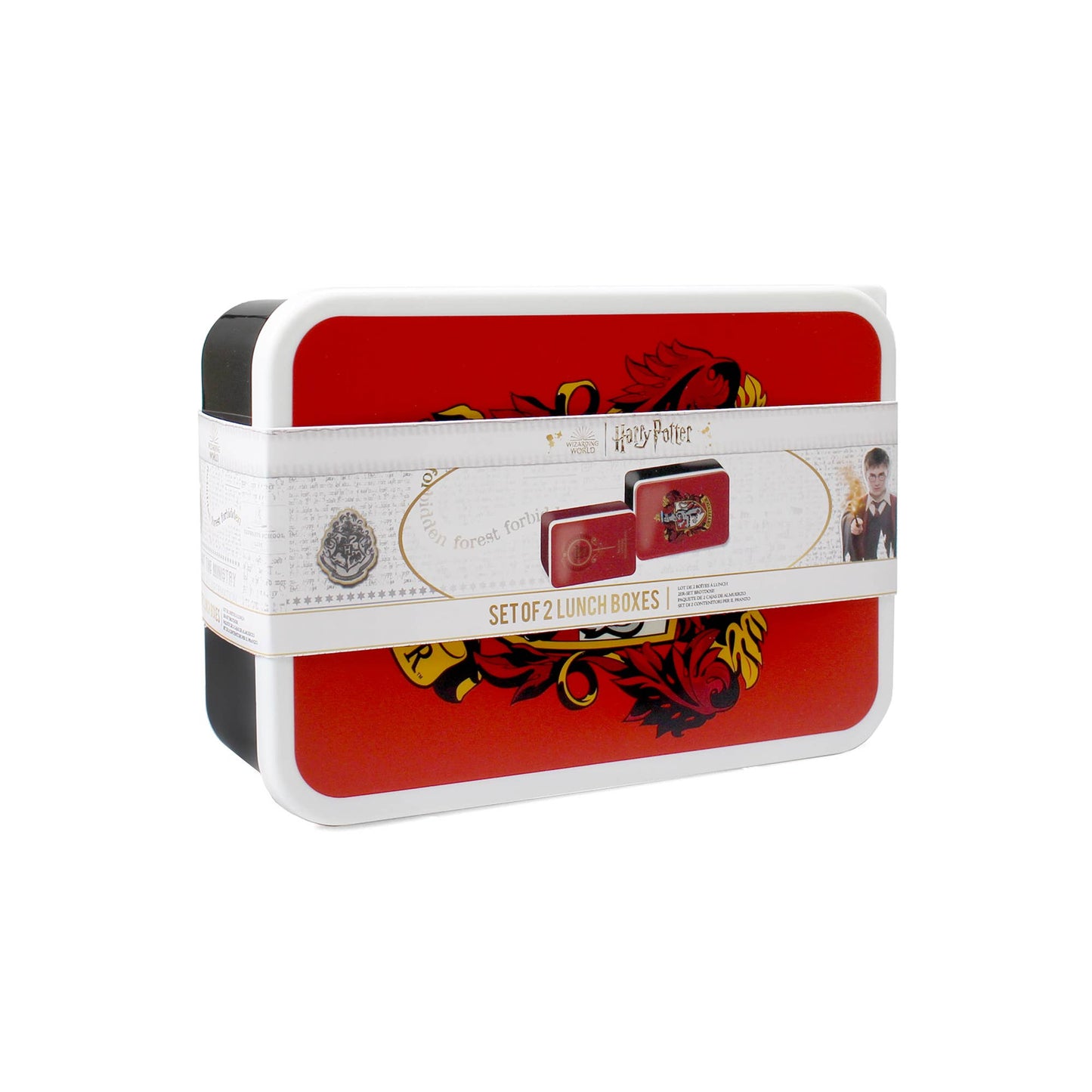 Set of 2 Harry Potter lunch boxes - Gryffindor