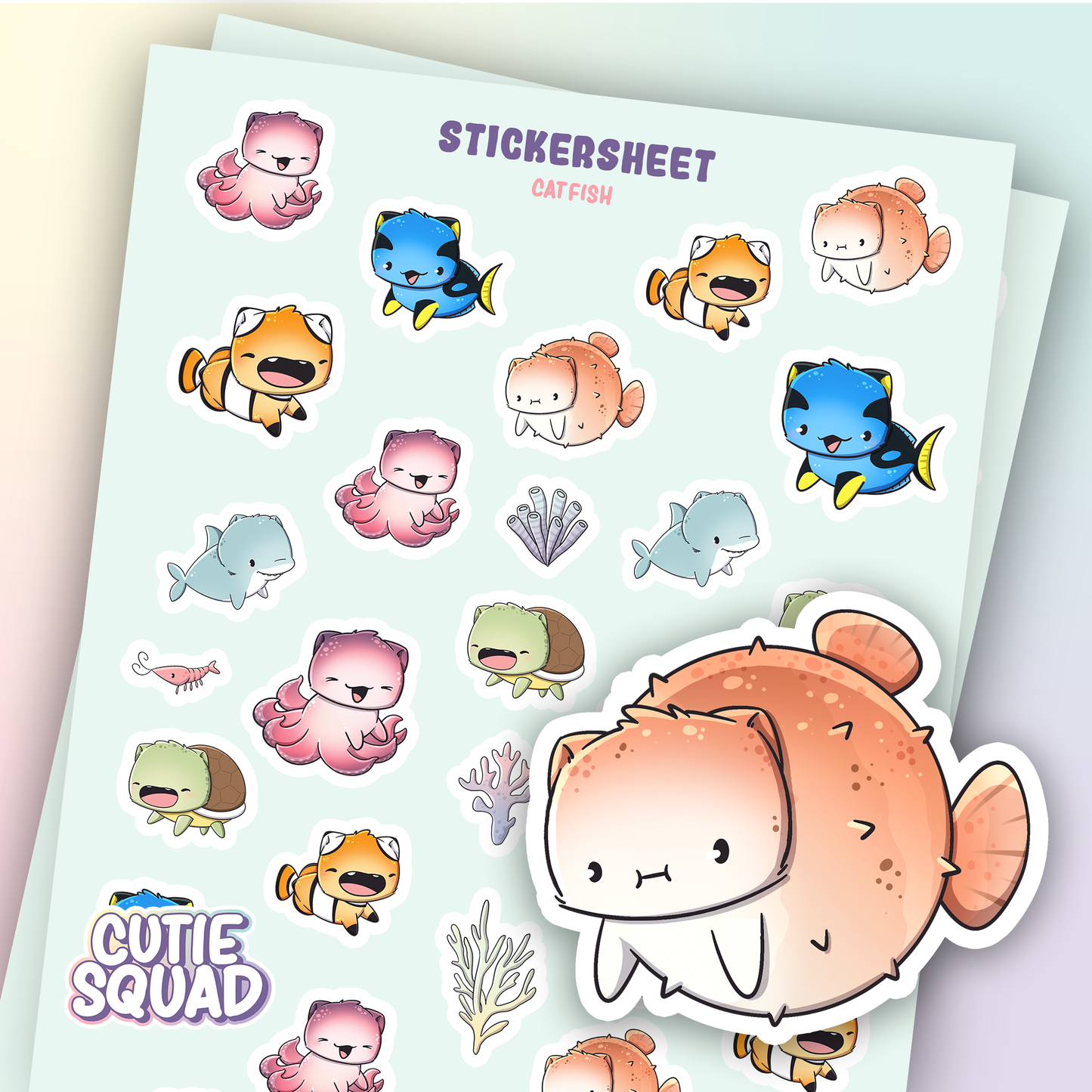 Catfish Sticker Sheets