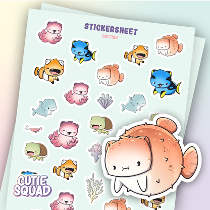 Catfish Sticker Sheets