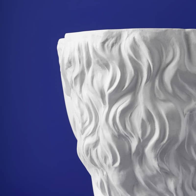 Table d'appoint David, Blanc Magnésie, 53 x 46 x 53 cm
