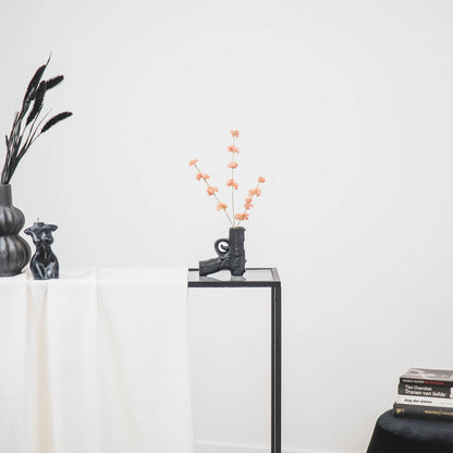 Gun Black Flower Vase