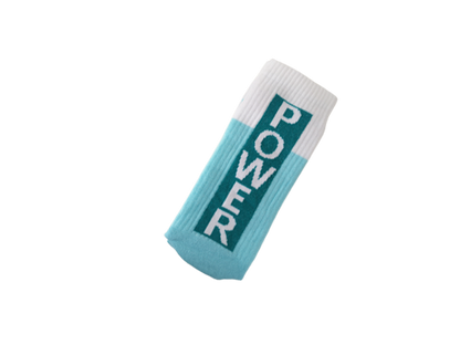 Chaussettes Girl Power - Bleu