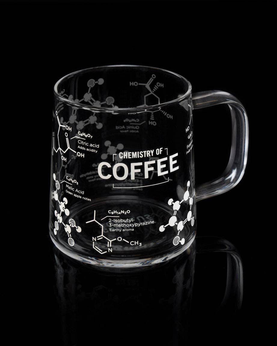 Mug en Verre Chimie du Café – 300 ml