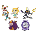 Set de pin's Cuphead