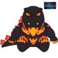 Peluche Burning Godzilla