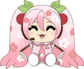 Peluche Sakura Miku – 22,9 cm