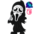 Figurine Ghost Face Flocked