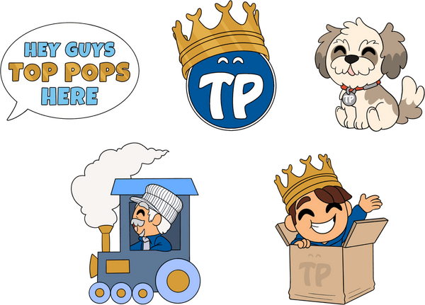 Top Pops Pin Set
