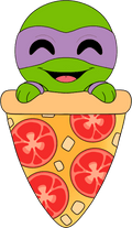 Peluche Donatello Pizza – 22,9 cm
