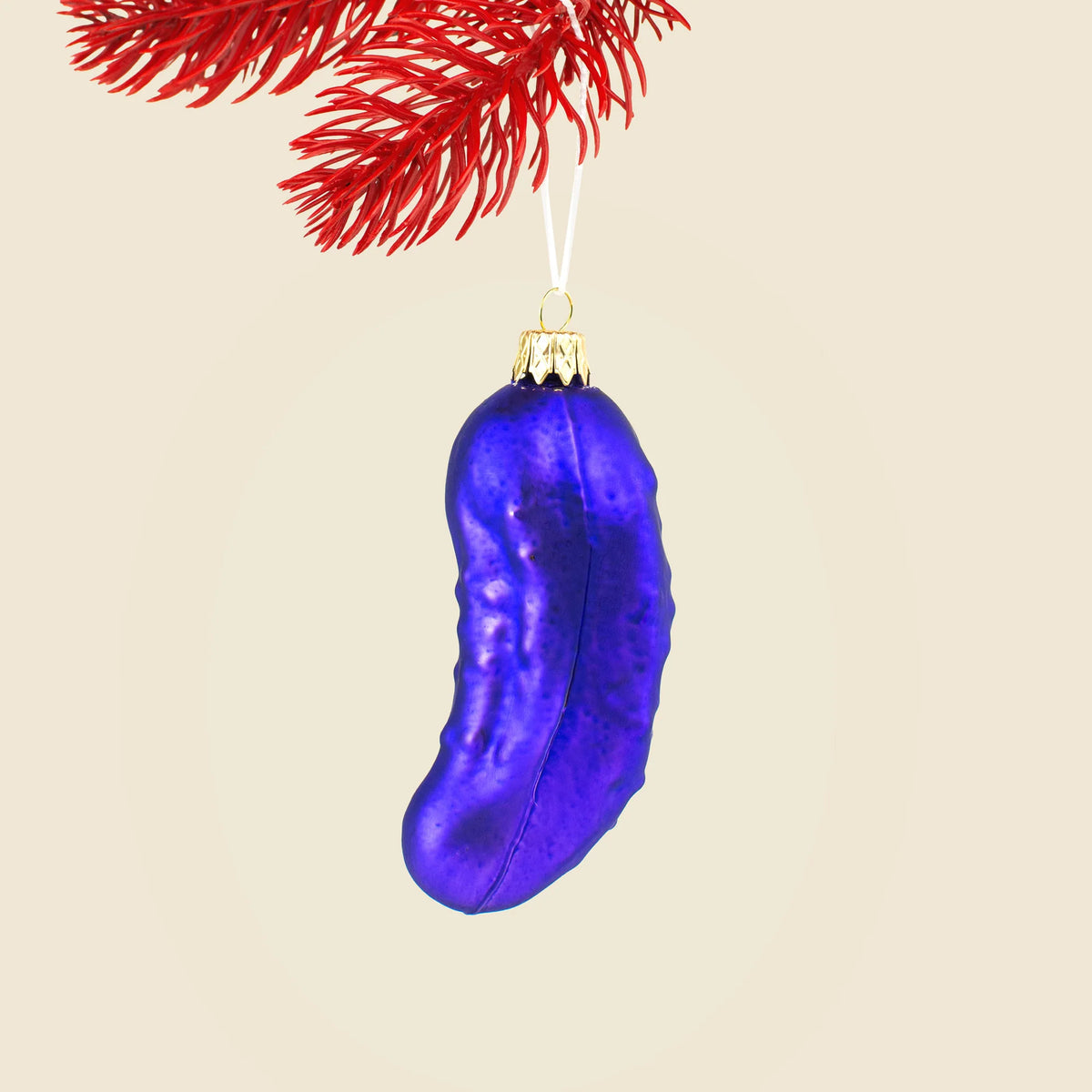 Pallina di Natale blu sottaceto