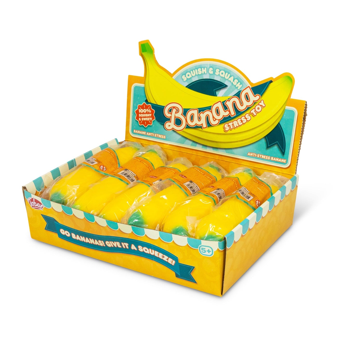 JOUET ANTI-STRESS BANANE