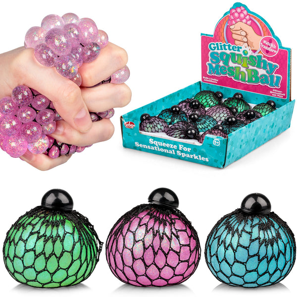 Sparkly fluffy mesh ball