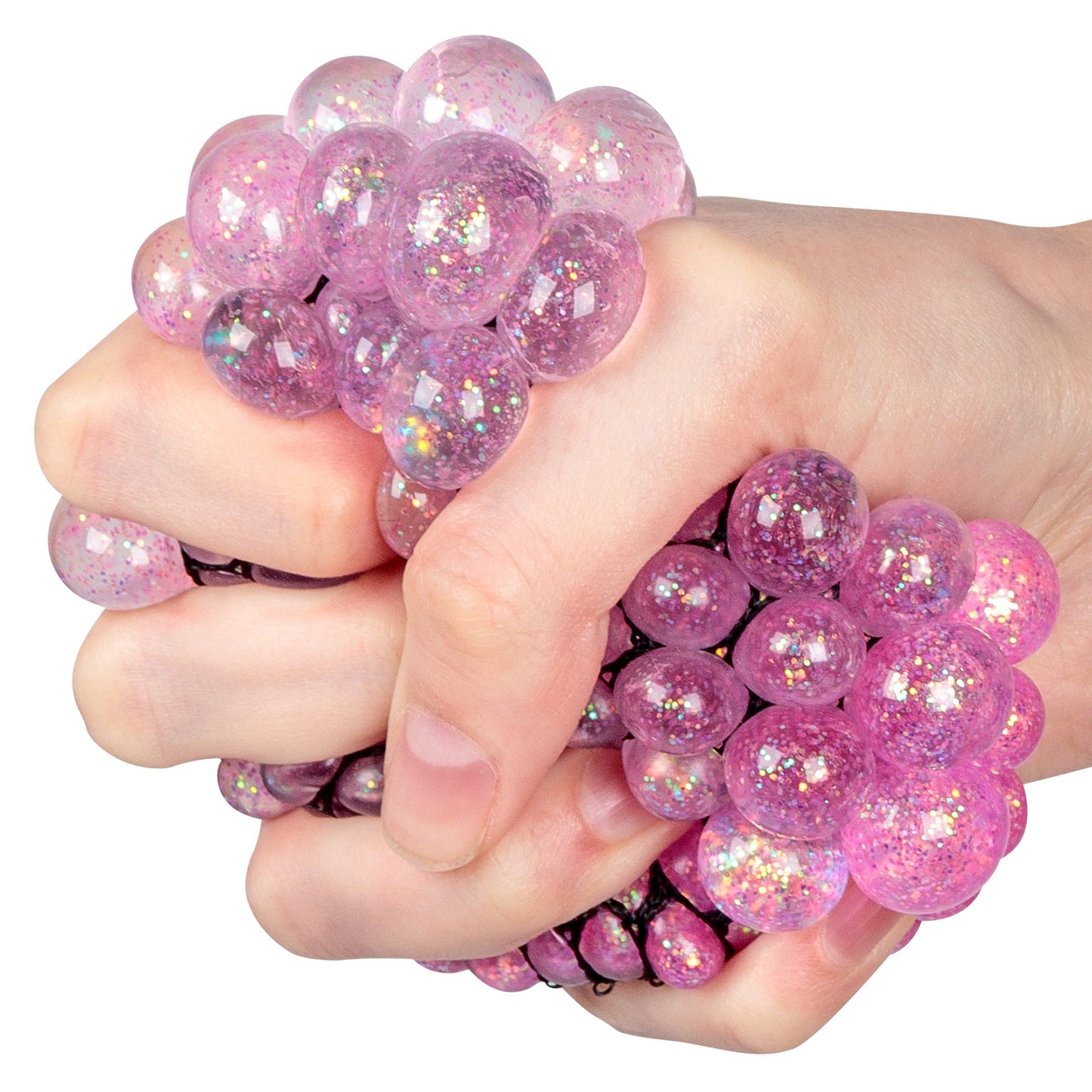 Sparkly fluffy mesh ball