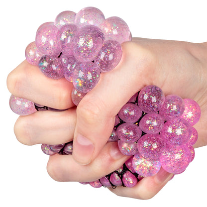 Sparkly fluffy mesh ball