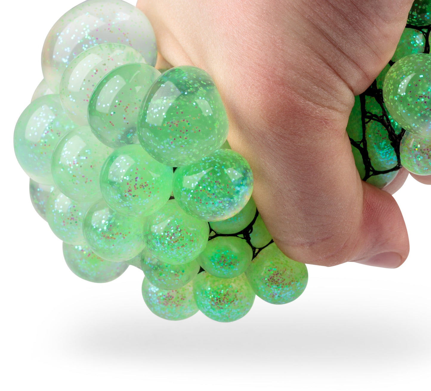 Sparkly fluffy mesh ball