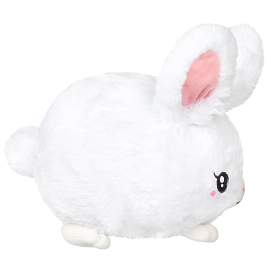 Mini Squishable Plush White Rabbit