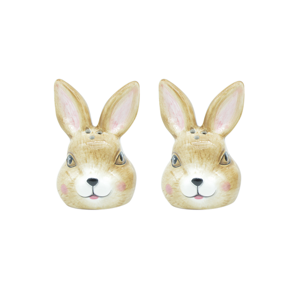 Salière et poivrière Têtes de Lapin