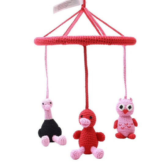 Mobile with Duck, Ostrich and Owl