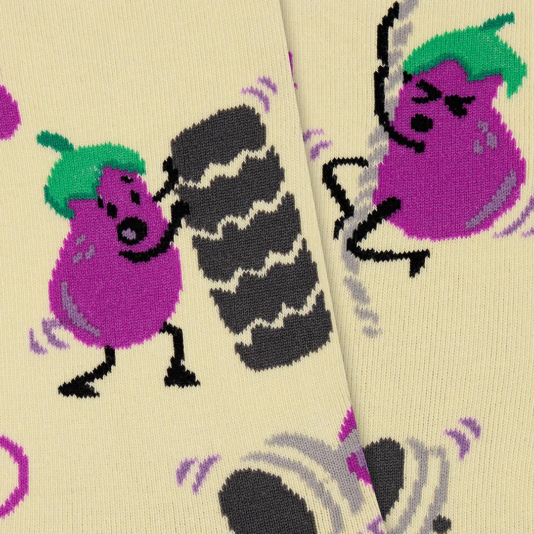 BERENJENA Organic Cotton Seamless Mid-Calf Unisex Socks