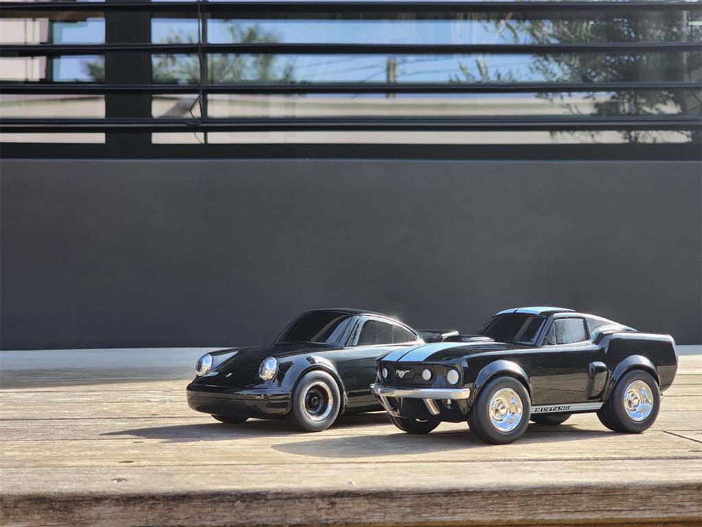 Voiture Ford Mustang Noire - Baghera