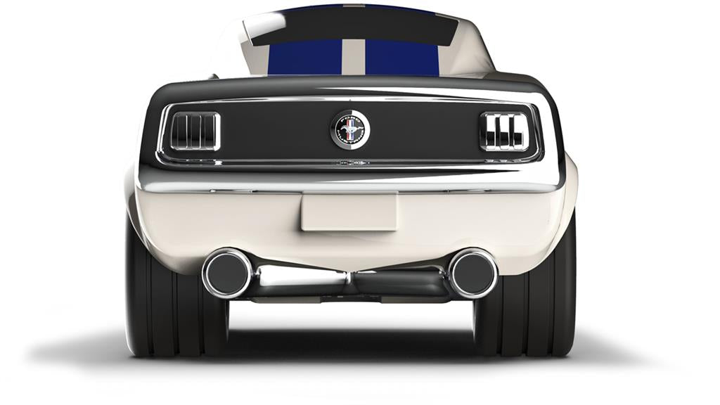 Voiture Ford Mustang Blanc Ivoire - Baghera