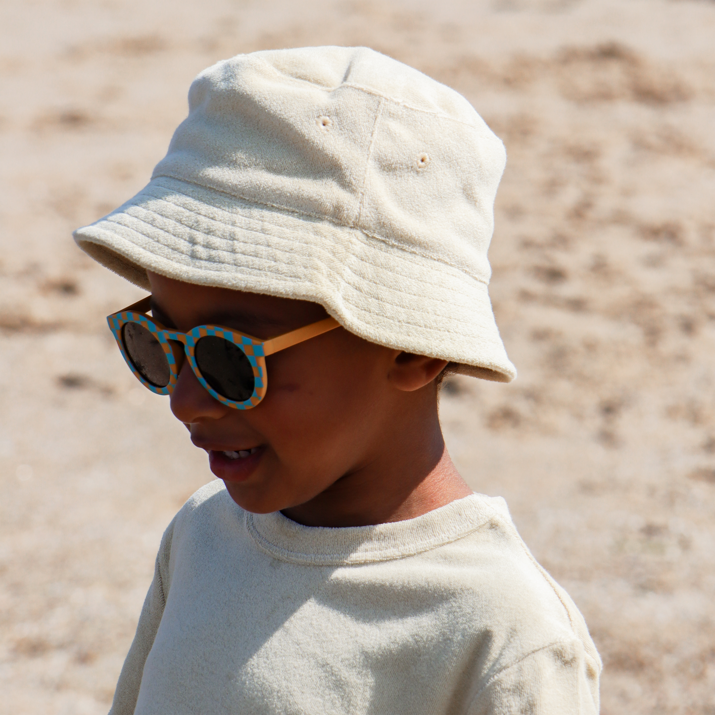 Children's Sunglasses - CAT 3 - Matchy Vichy Blue