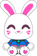 Peluche D.VA Bunny – 22,9 cm