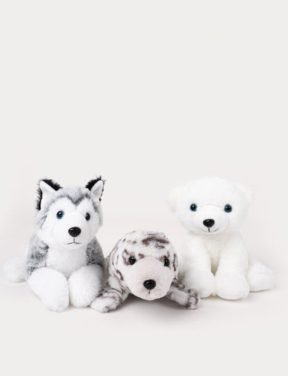 Trio de Peluches Amis de l’Arctique