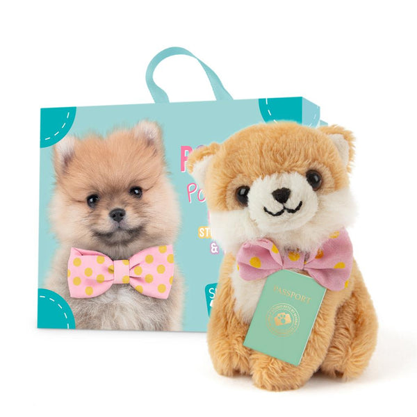 Mini Peluche Chiot Poméranien