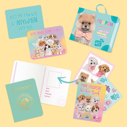 Mini Peluche Chiot Poméranien