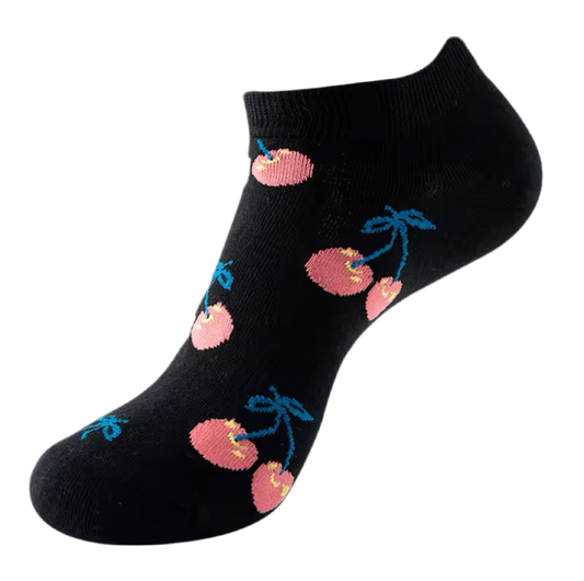 Chaussettes Courtes Cerises