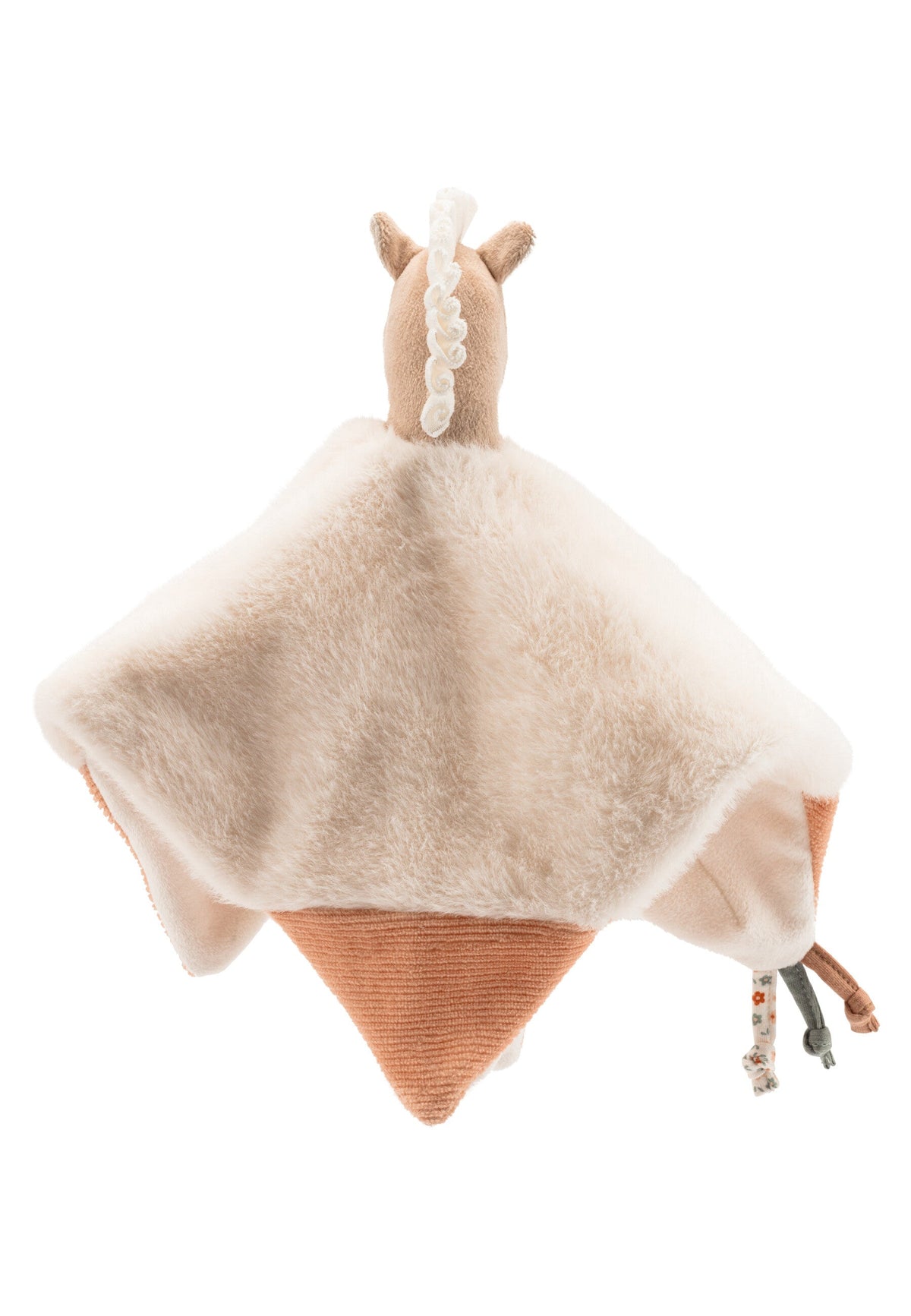 Doudou Cheval Sunny avec hochet - 28 cm