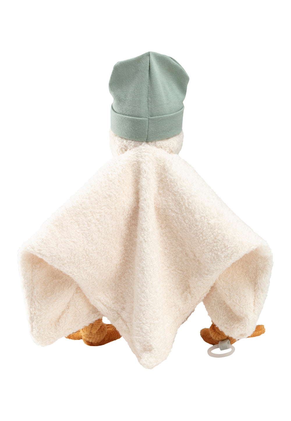 Doudou Canard Edda M avec attache-sucette