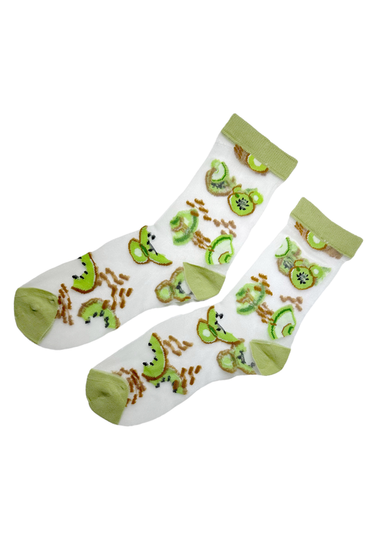 Kiwi Transparent Socks