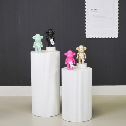 Ornement - Figurine Singe 'La Légende' - Résine de poly - Or - 11x7x19cm