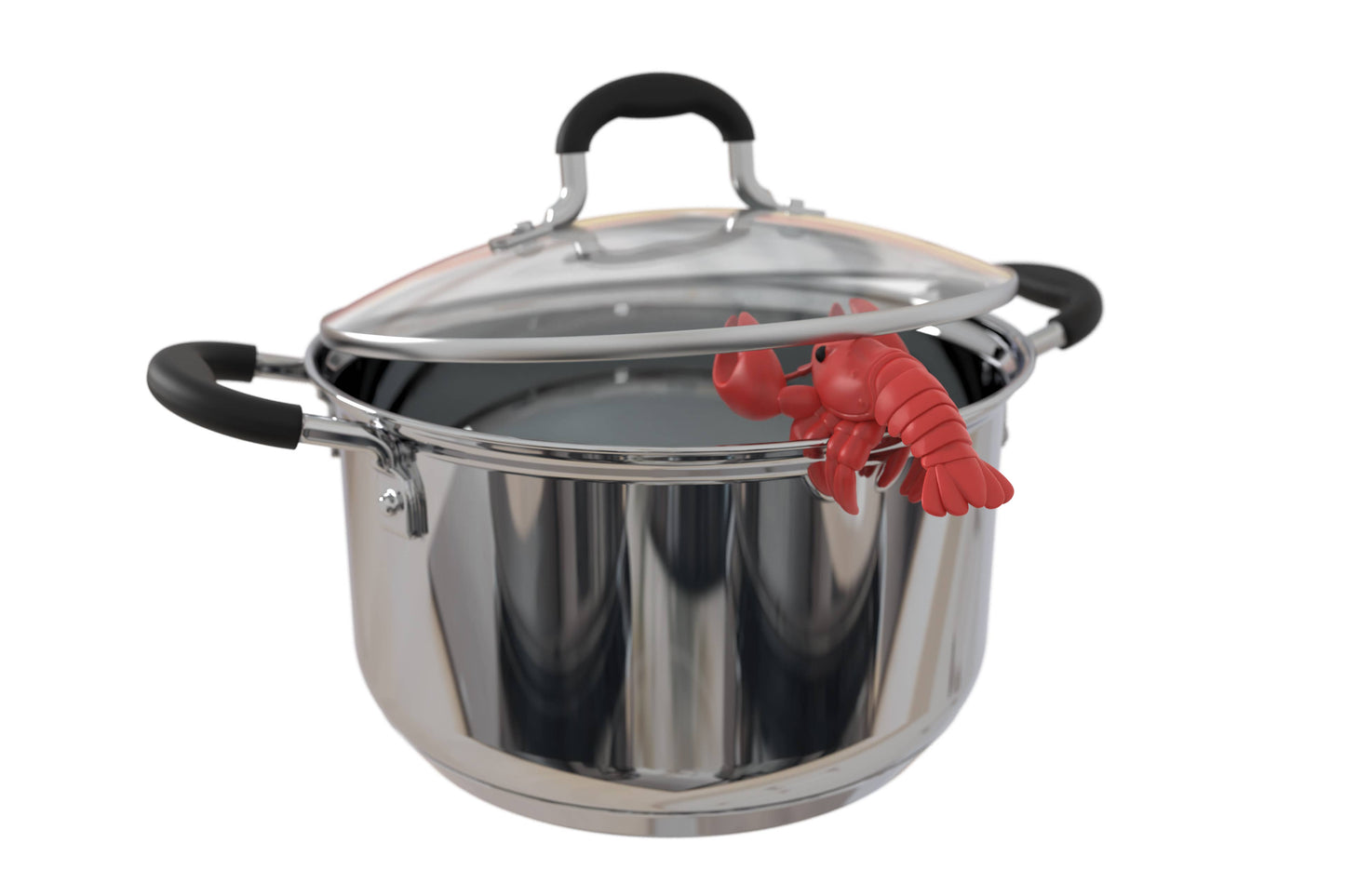 Löffelhalter und Hummerkorb-Uhr