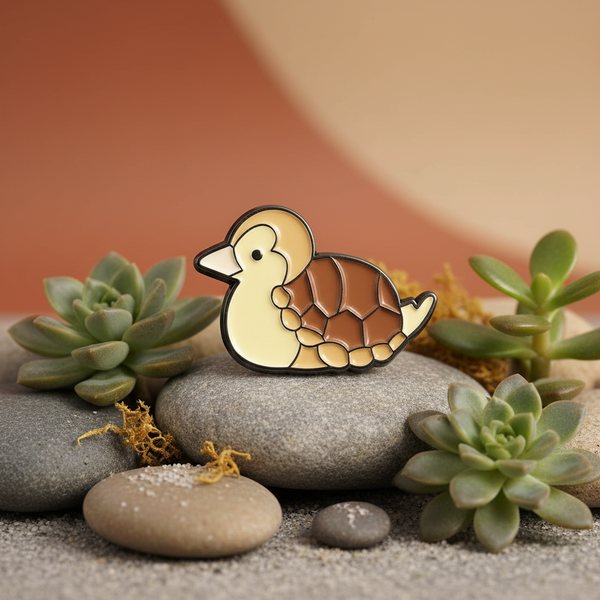 Duck Turtle Pin