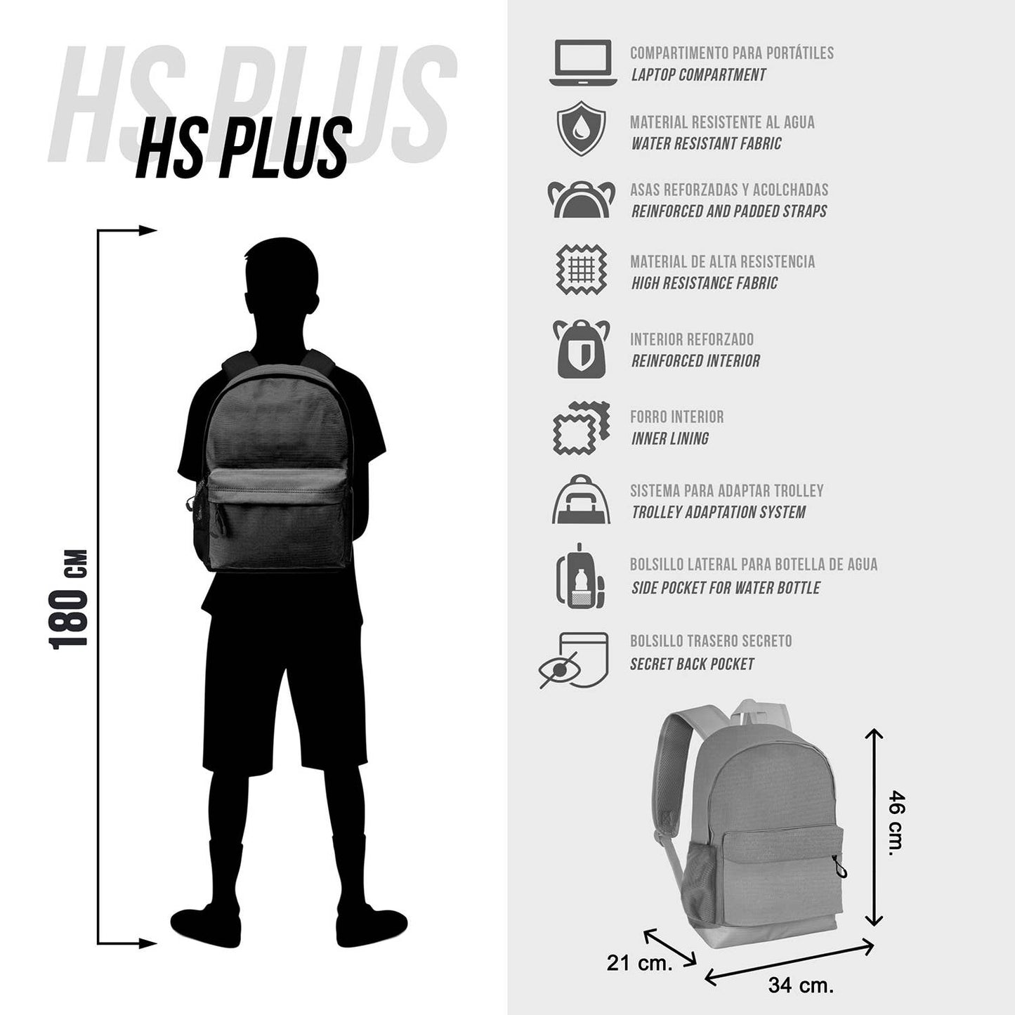 Wednesday Chains-Backpack HS PLUS