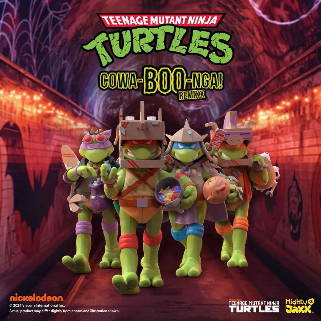 remixx teenage mutant ninja turtle michelangelo cowa boo nga mighty jaxx